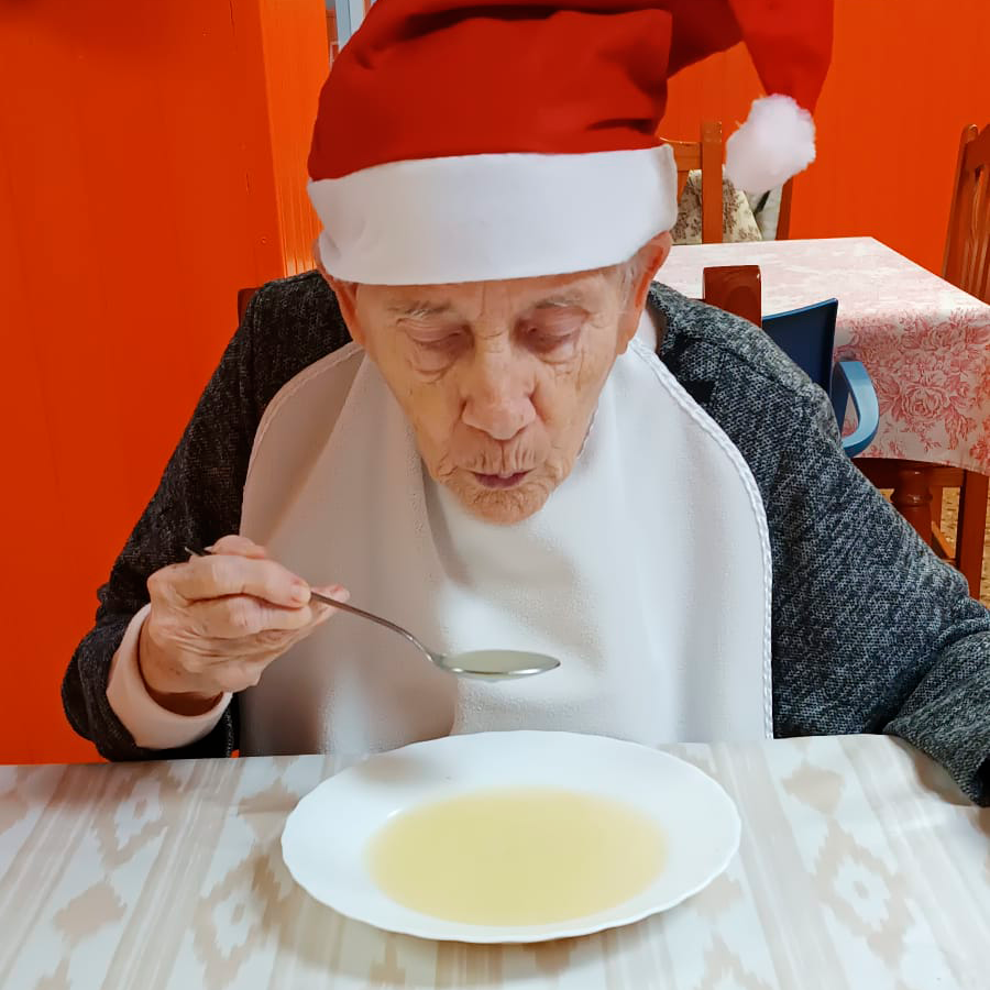 comida caliente en invierno